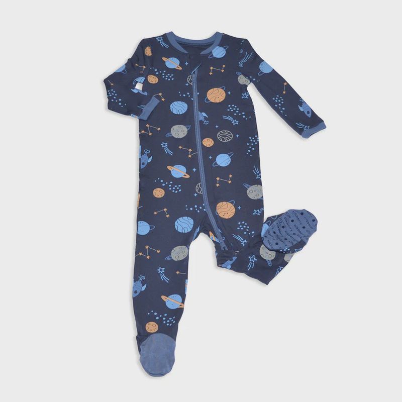 Silkberry Baby - Bamboo Footed Sleeper - Prints