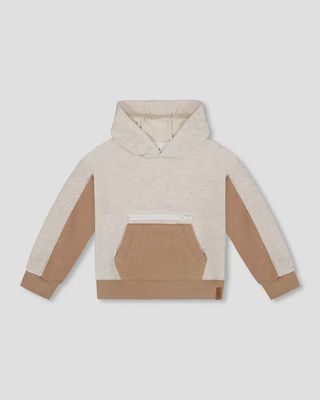 Deux Par Deux - French Terry Colour Block Hoodie