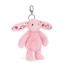 Blushkin Blossom Bunny Bag Charm