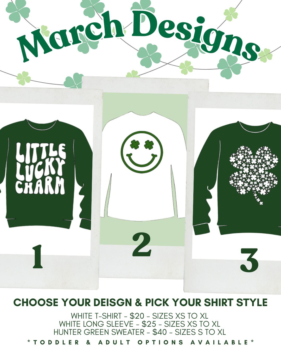March Theme Shirts