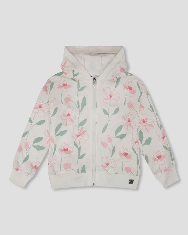 Deux Par Deux - French Terry Zip-Up, Size: 2T