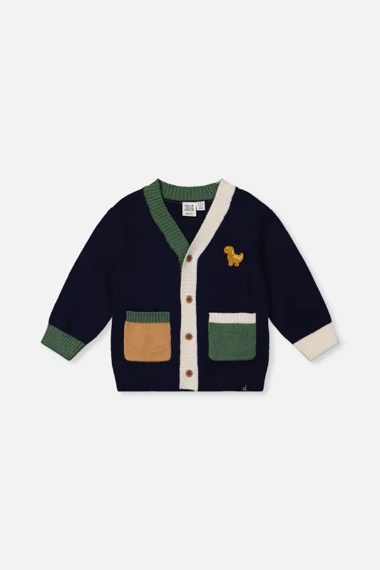 Deux Par Deux - Dino Knit Cardigan