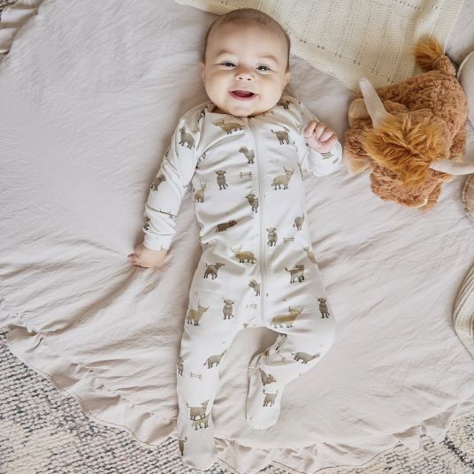 Petit Lem - Highland Cow PJs, Size: Newborn