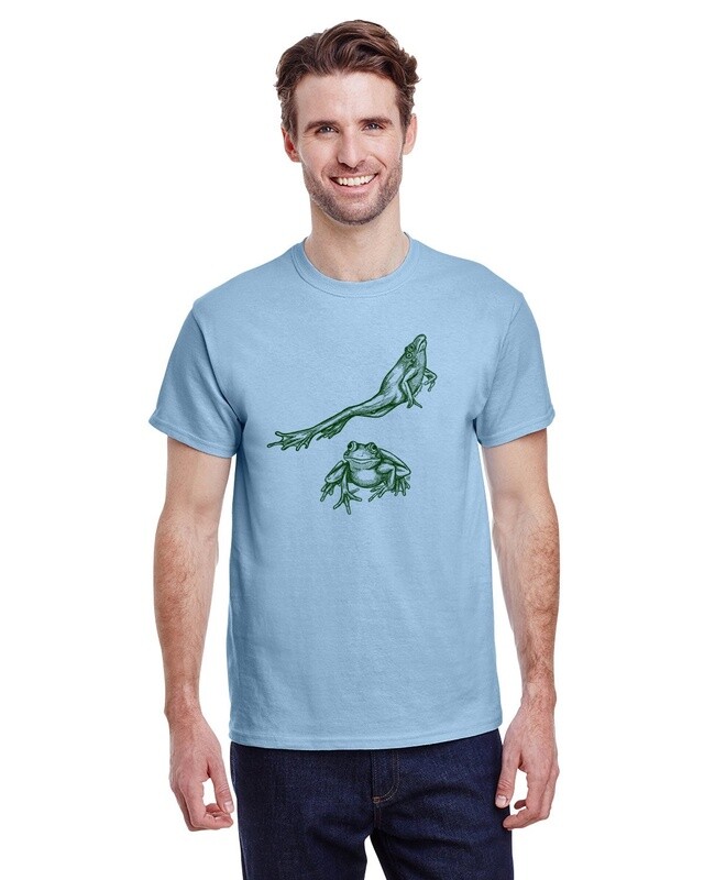 Leap Frog, Colour: Light Blue, Size: S, ink color: Dark Green