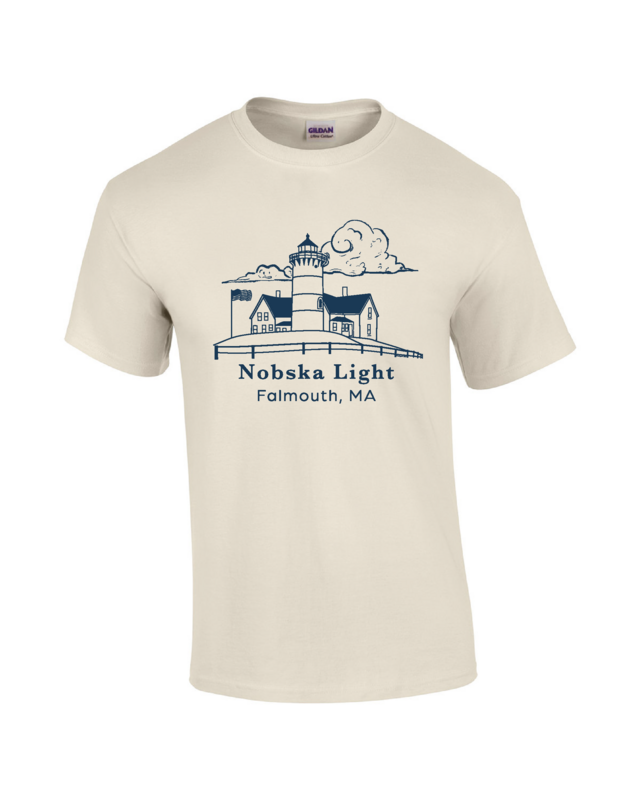 Nobska Light, Shirt Color: Natural, Size: S, ink color: Navy