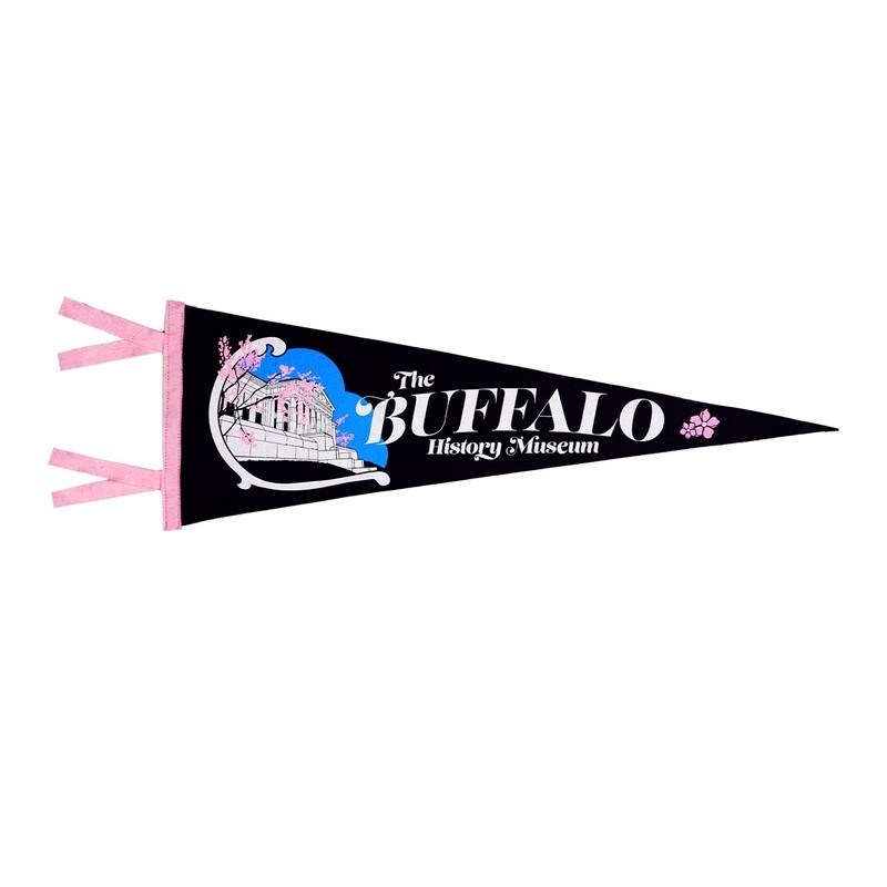 Buffalo History Museum Cherry Blossom Pennant