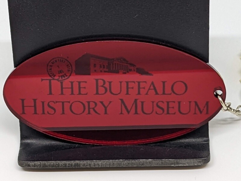 Red Museum Logo Keychain
