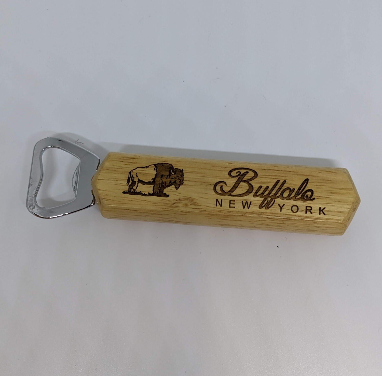 Wooden Buffalo Bottle Opener