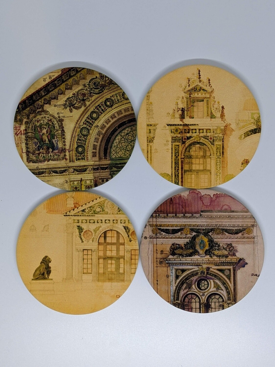 Pan-Am Rendering Coasters