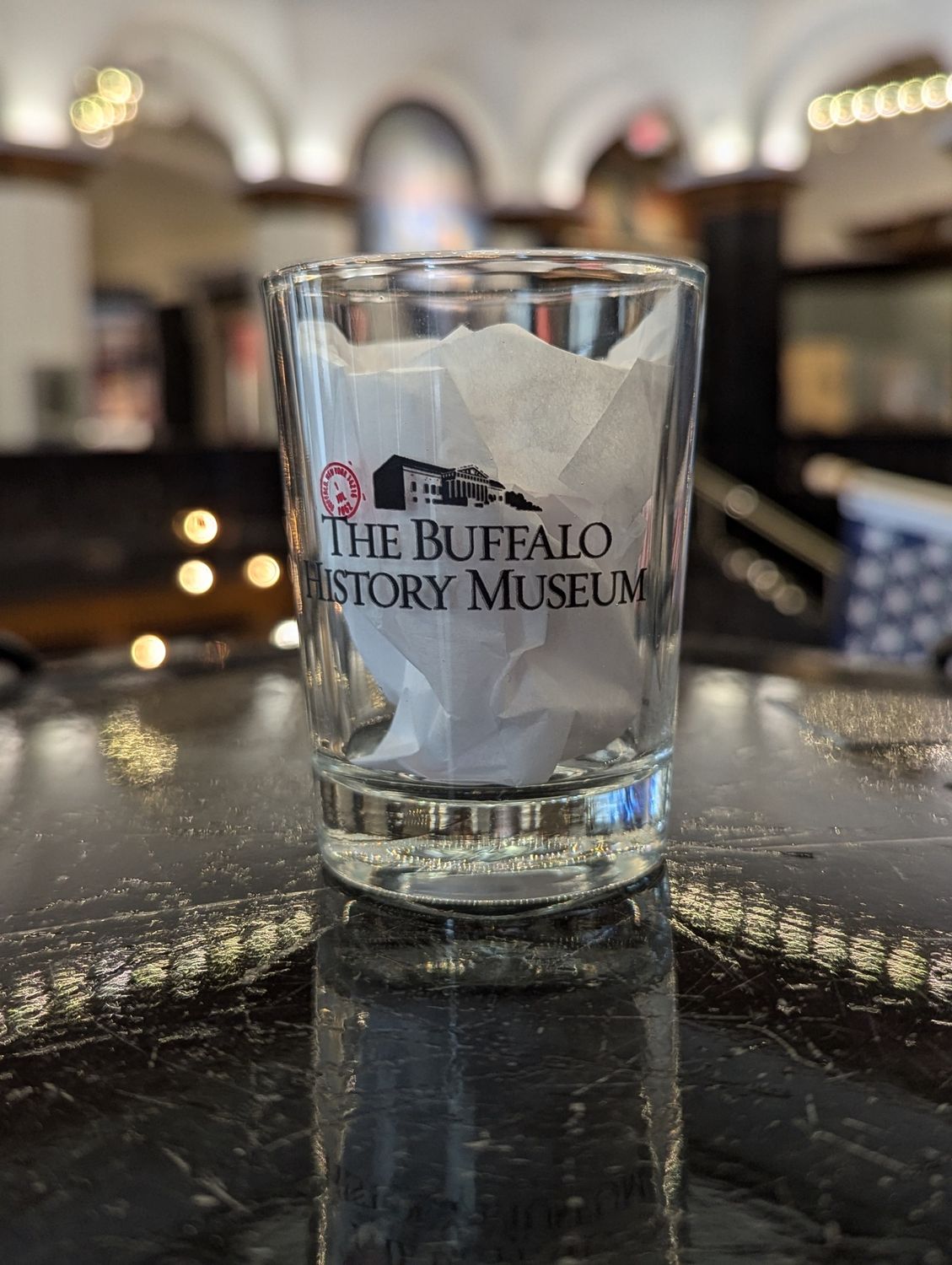 History Museum shot glass