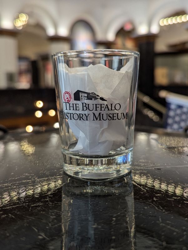 History Museum shot glass