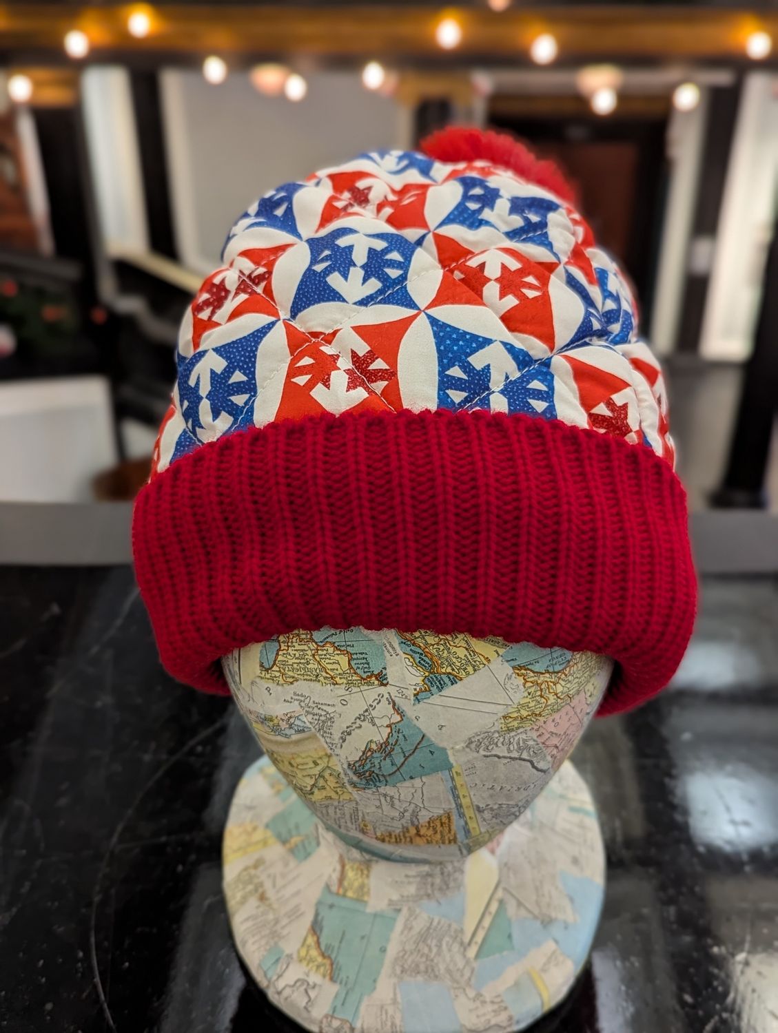 Quilted Puffer Hat