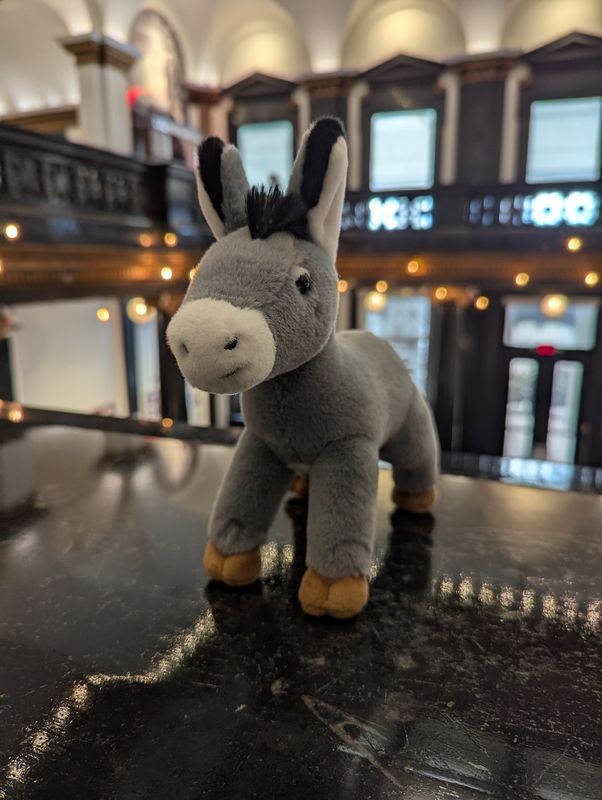 Grey Mule Plush