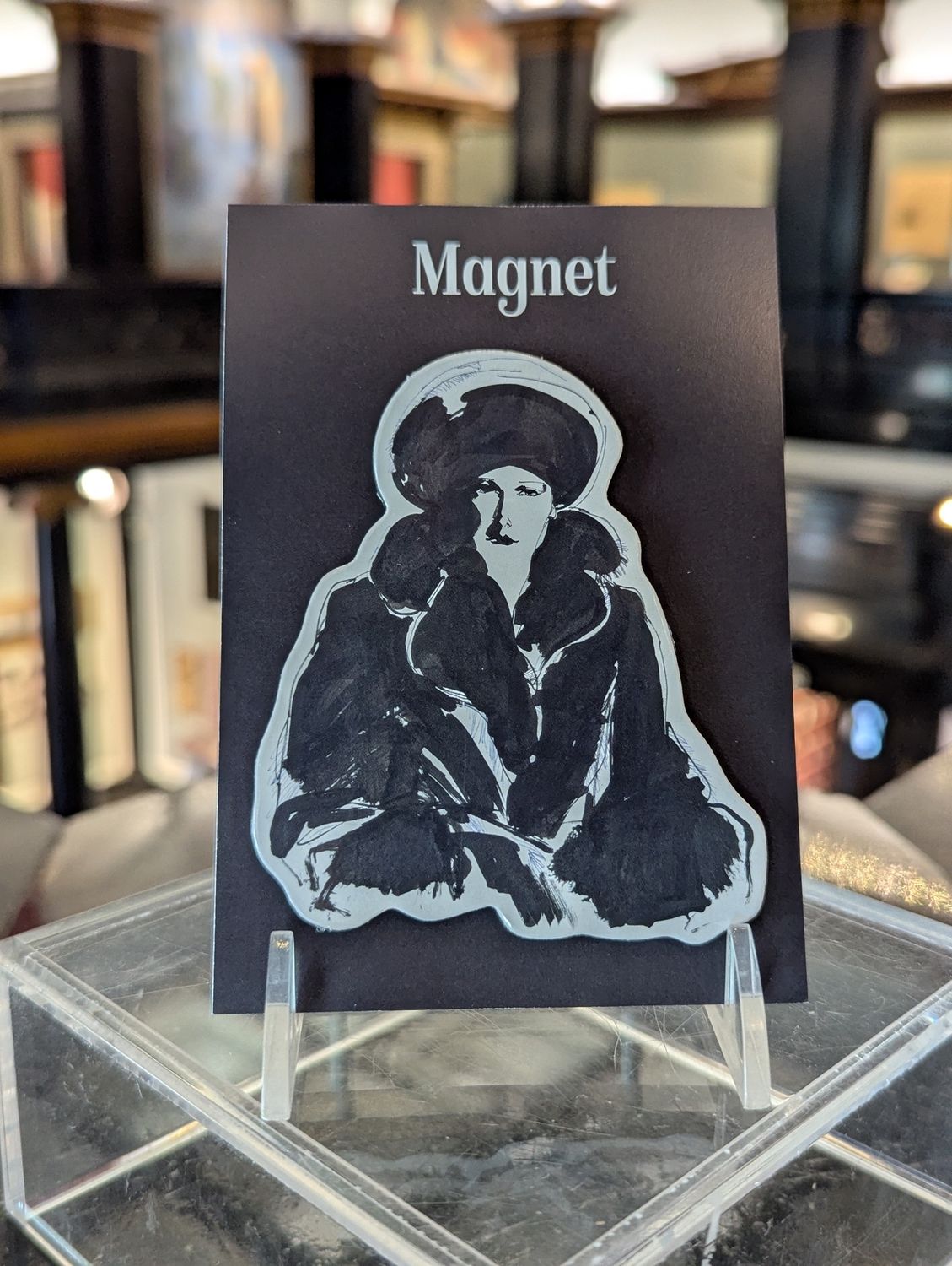 Patricia Roberts Fur Coat Magnet