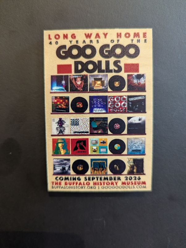 Goo Goo Dolls Wooden Magnet