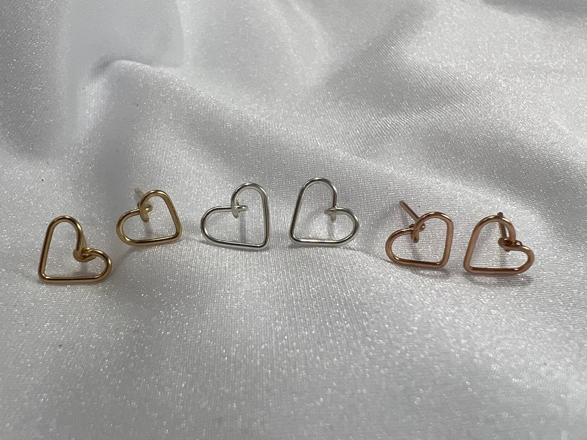 Heart Stud Earrings
