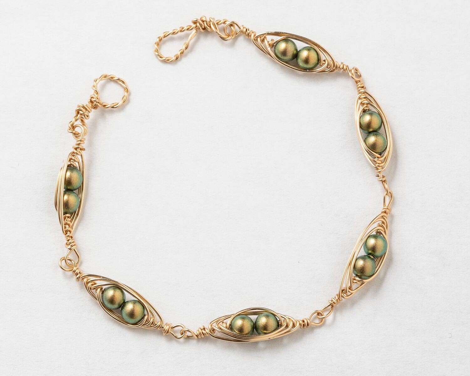 Pea Pod Chain Bracelet