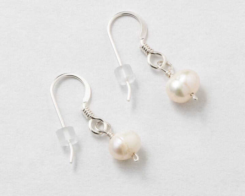 Sea Beauty Pearl Drop Earrings