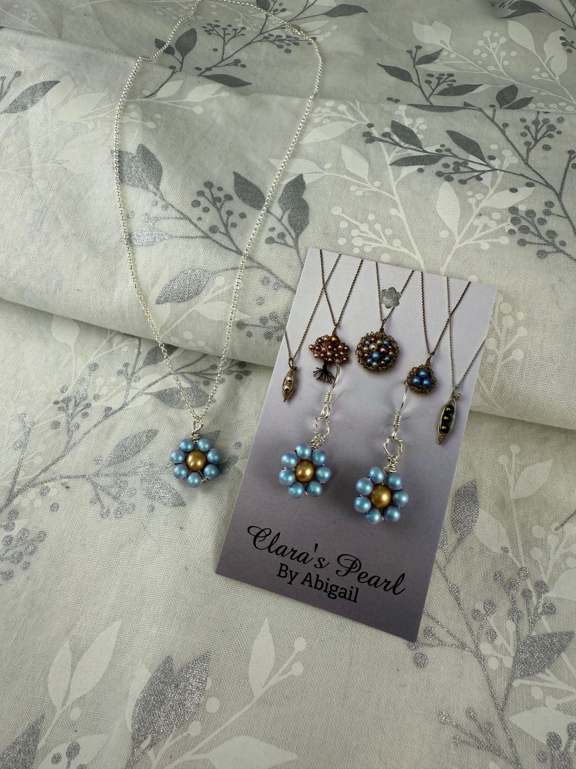 Blue "Forget Me Not" set