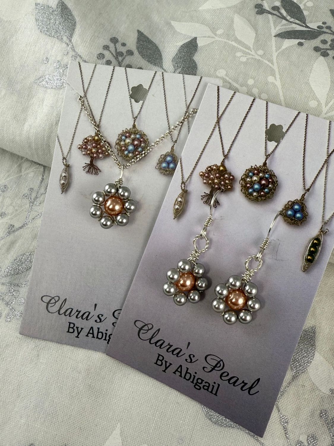 Silver Rose Set