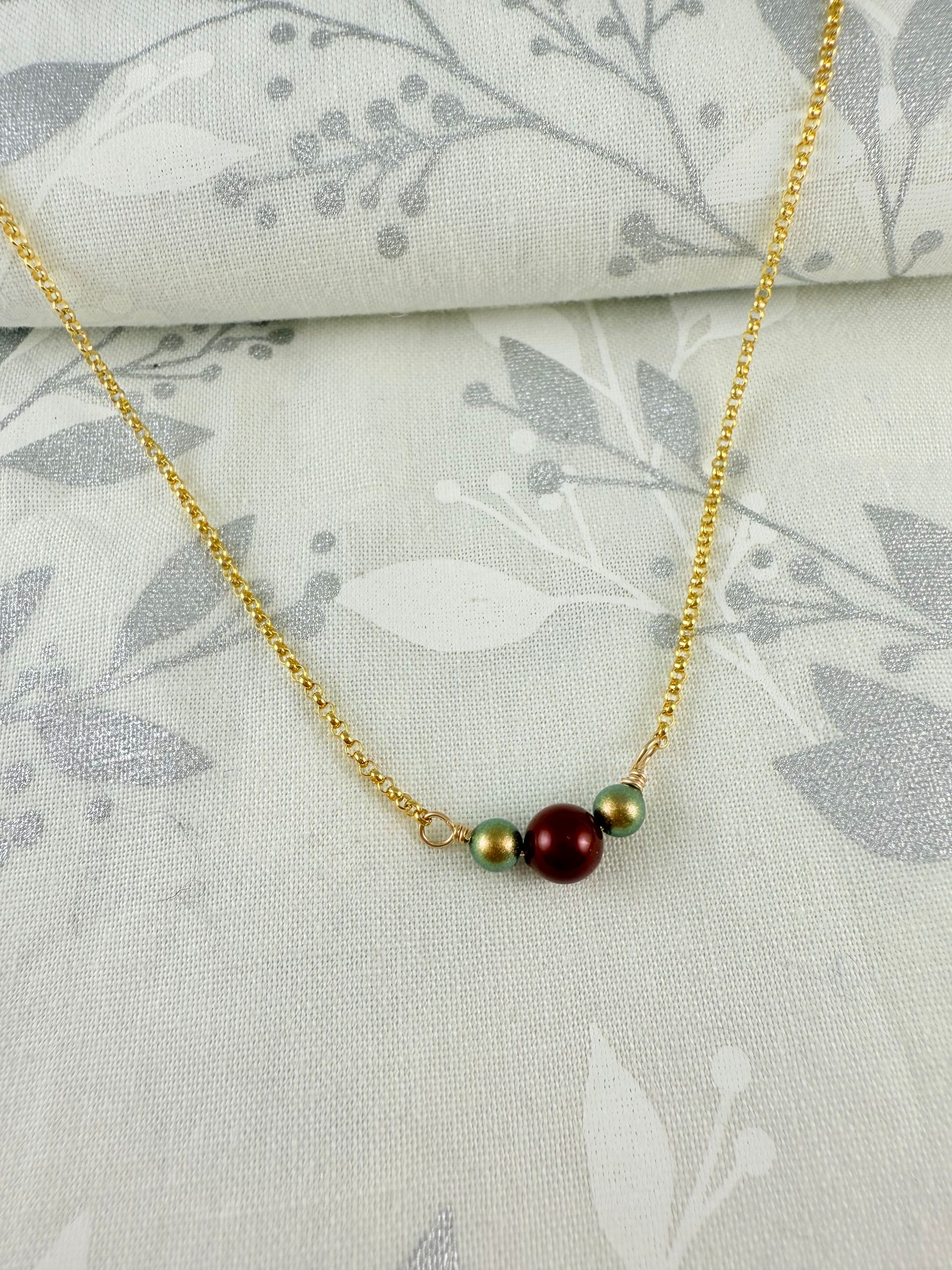 2024 Holiday Necklace - Gold