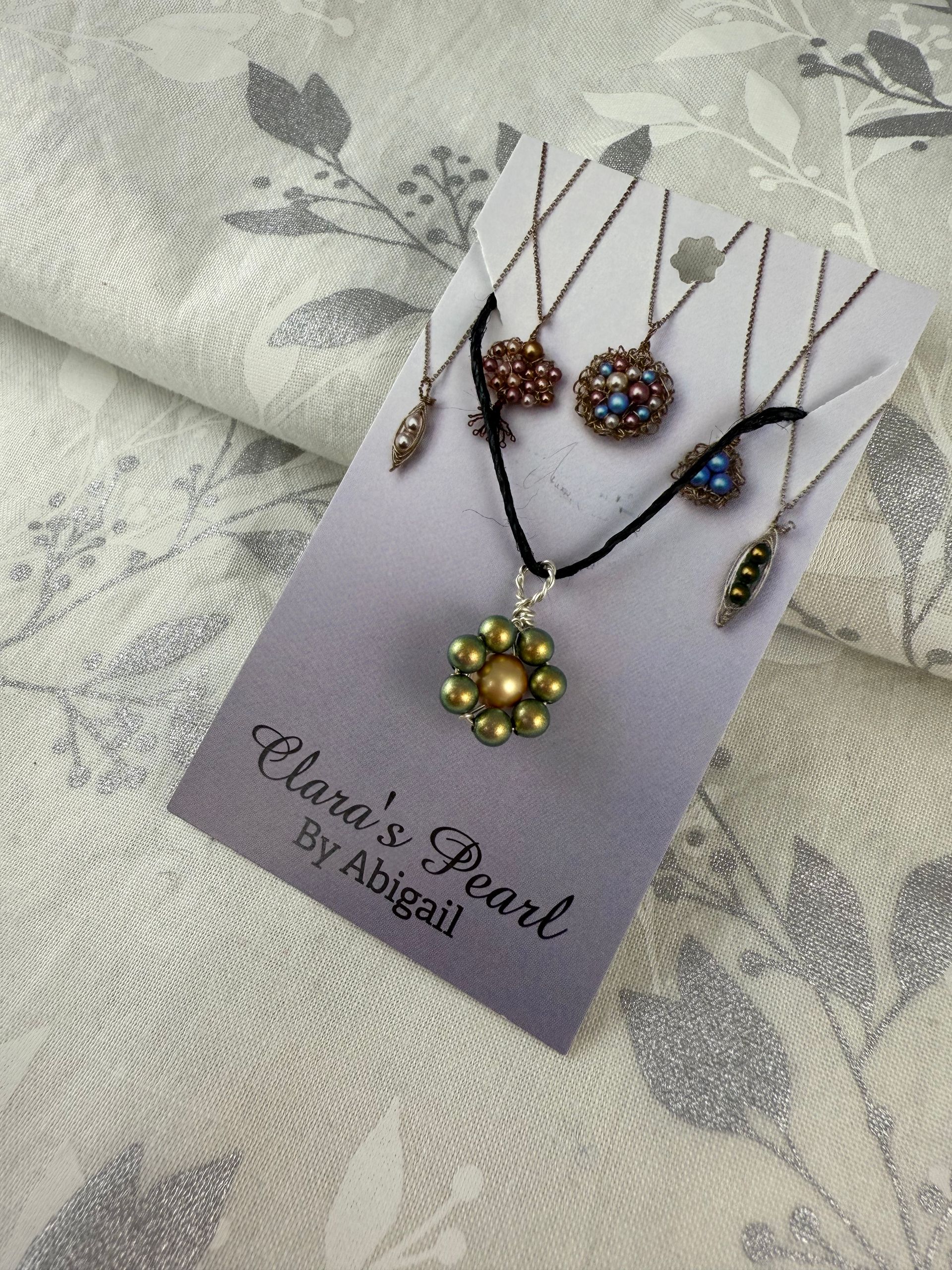 Sage Flower Necklace