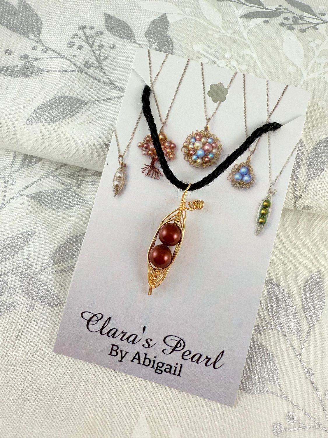 Gold and Red Pea Pod
