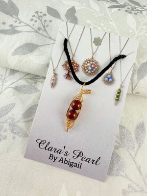 Gold and Red Pea Pod Gold and Red Pea Pod