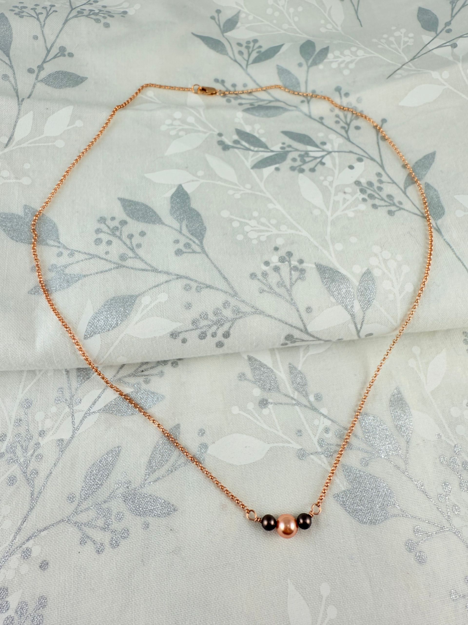 2024 Holiday Necklace - Rose Gold