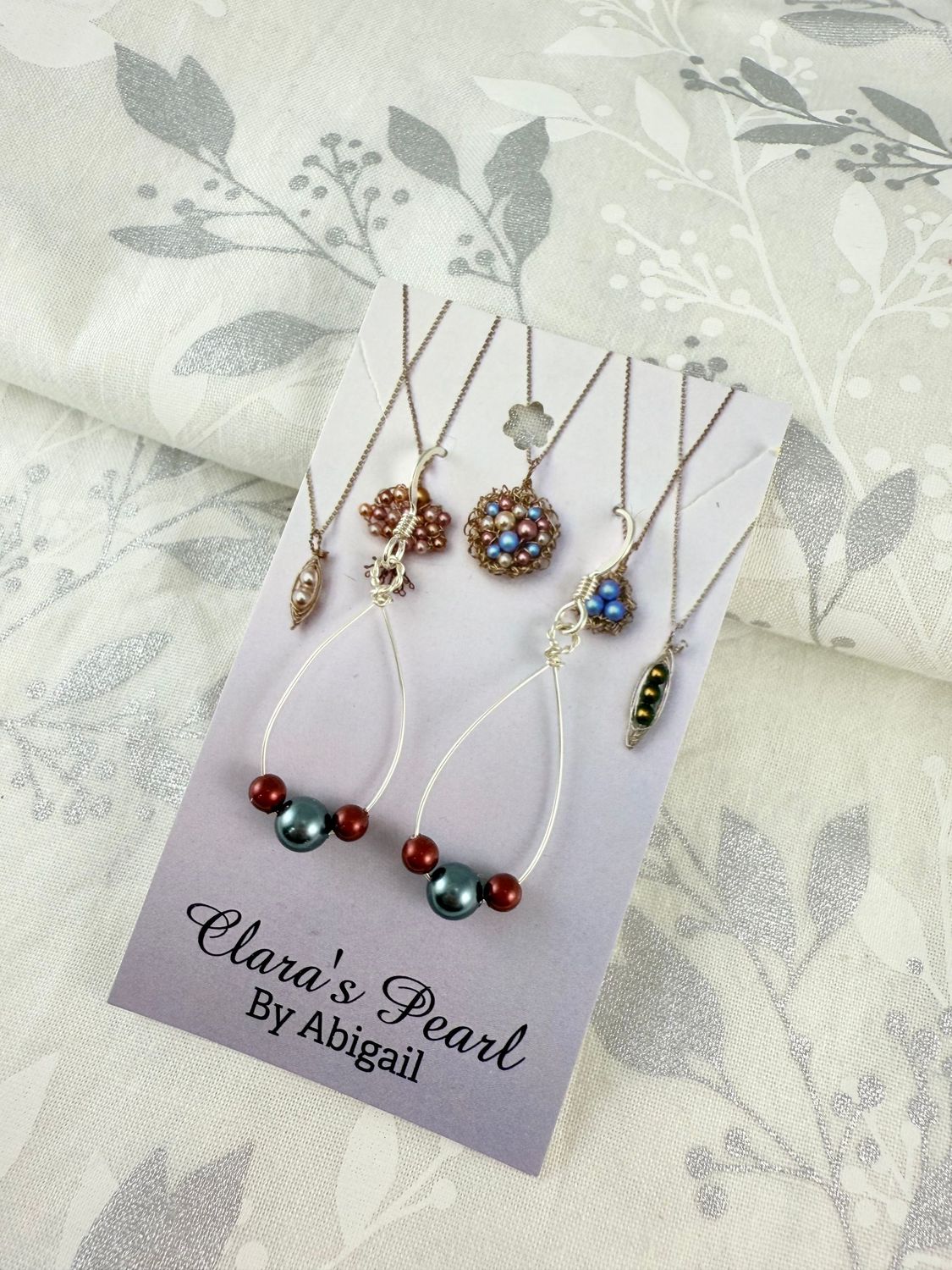 Cranberry Sea Earrings