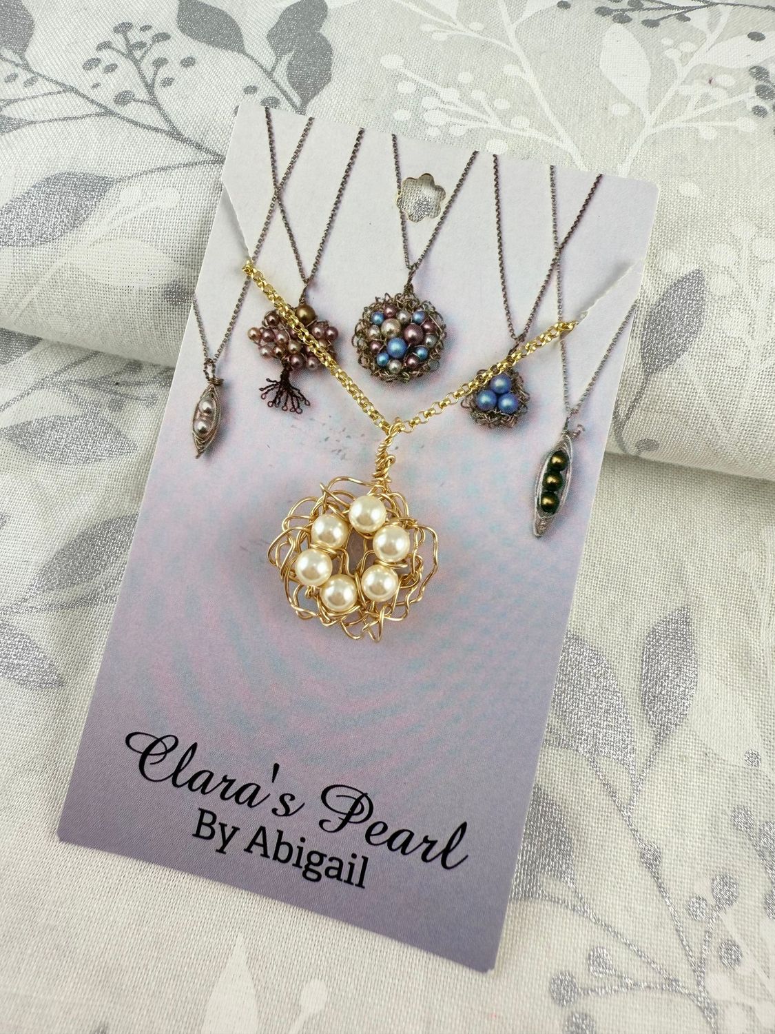 Gold Nest Necklace