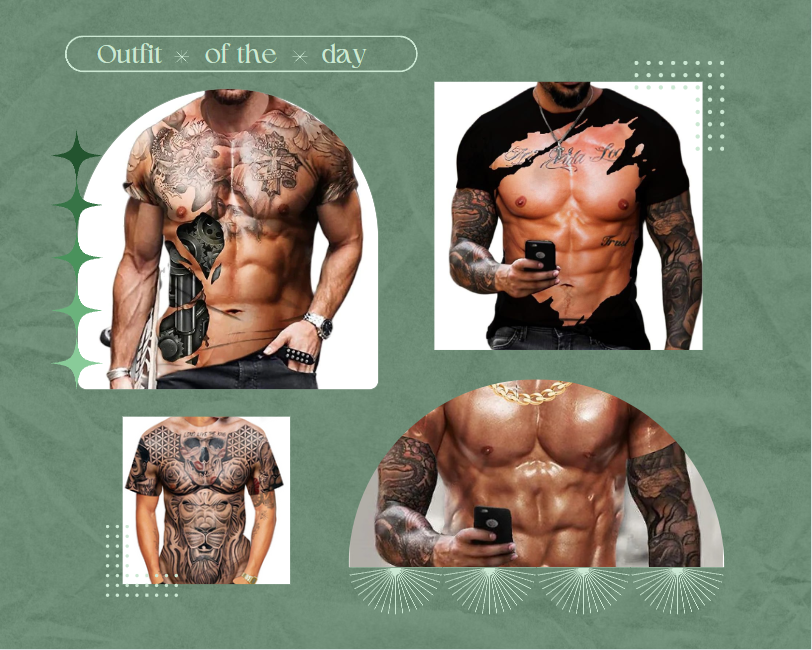 Men&#39;s Fashion Muscular Men T-Shirt