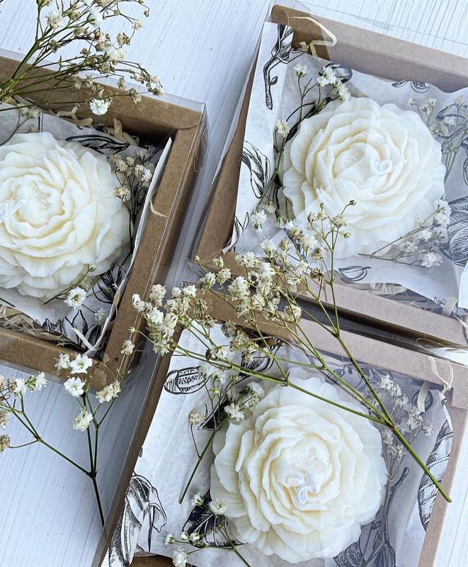 Women’s Month- I Am Worthy Peony Candle Box