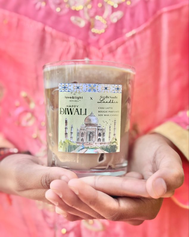 Seedhi Saadhi Ladkhi x Love &amp; light South Africa  Chai Latte Candle