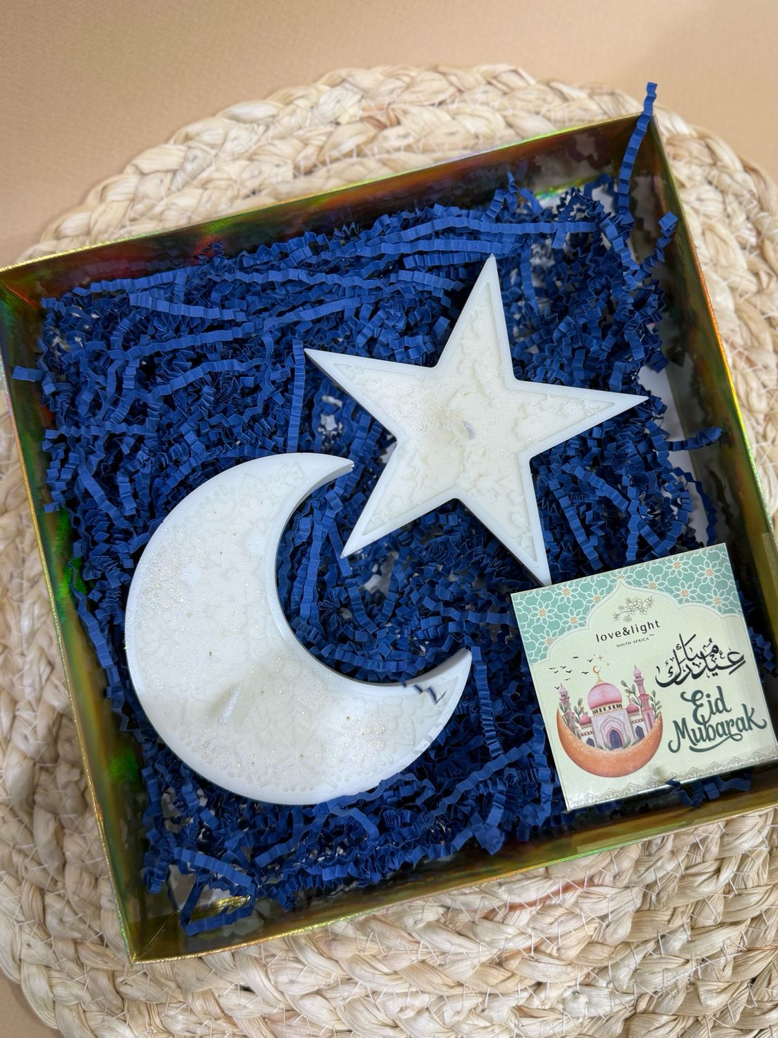 Eid Moon &amp; Star Candles