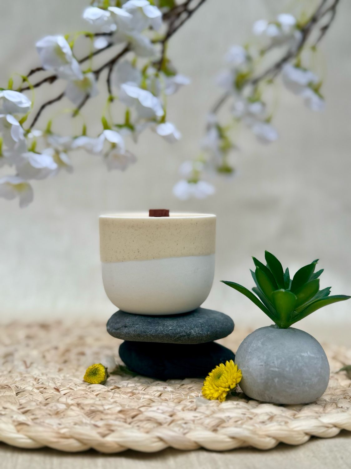 Tea Cup Soy Candle - Cherry Blossom