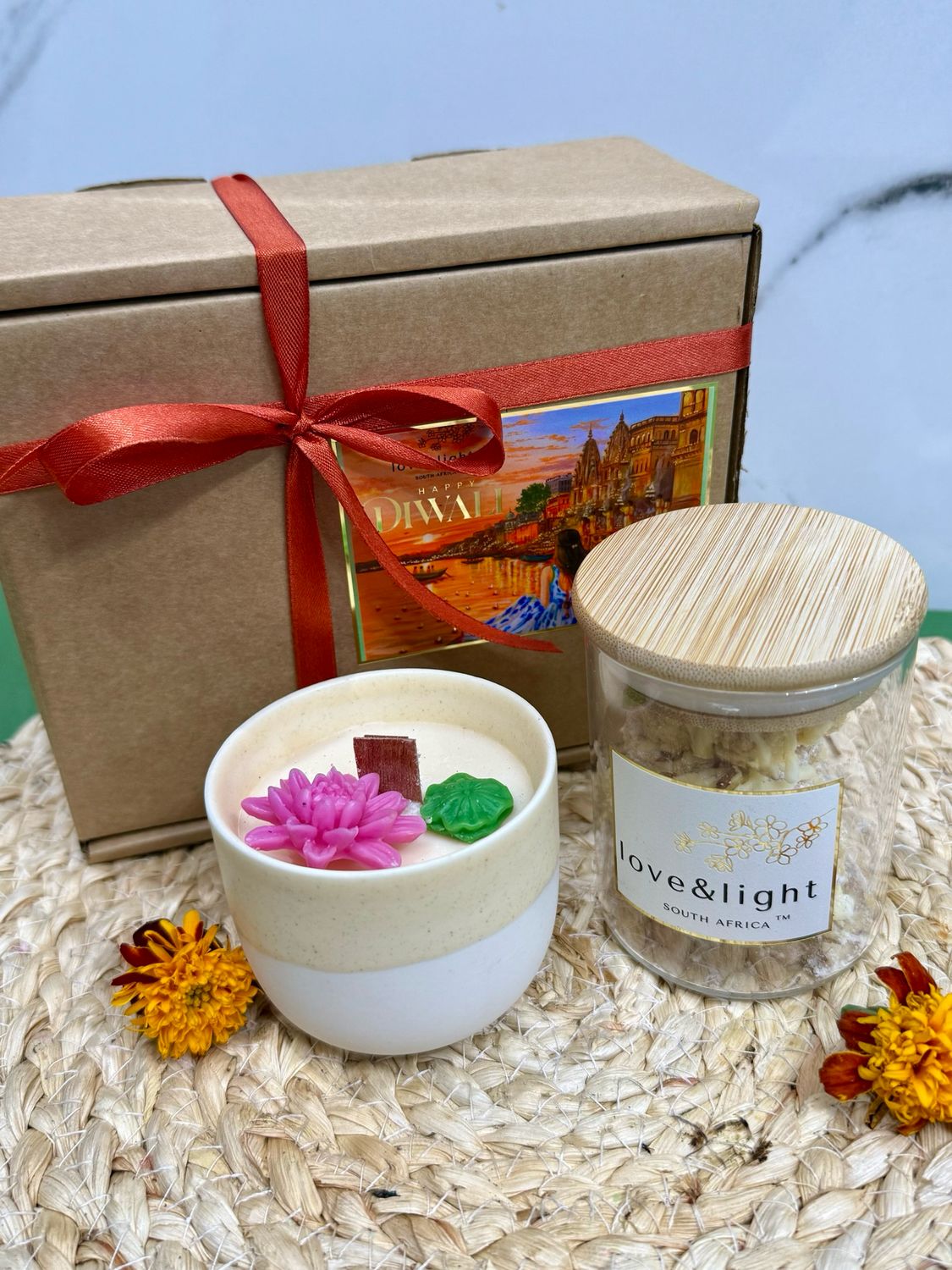 Diwali Chai Cup Candle Gift set