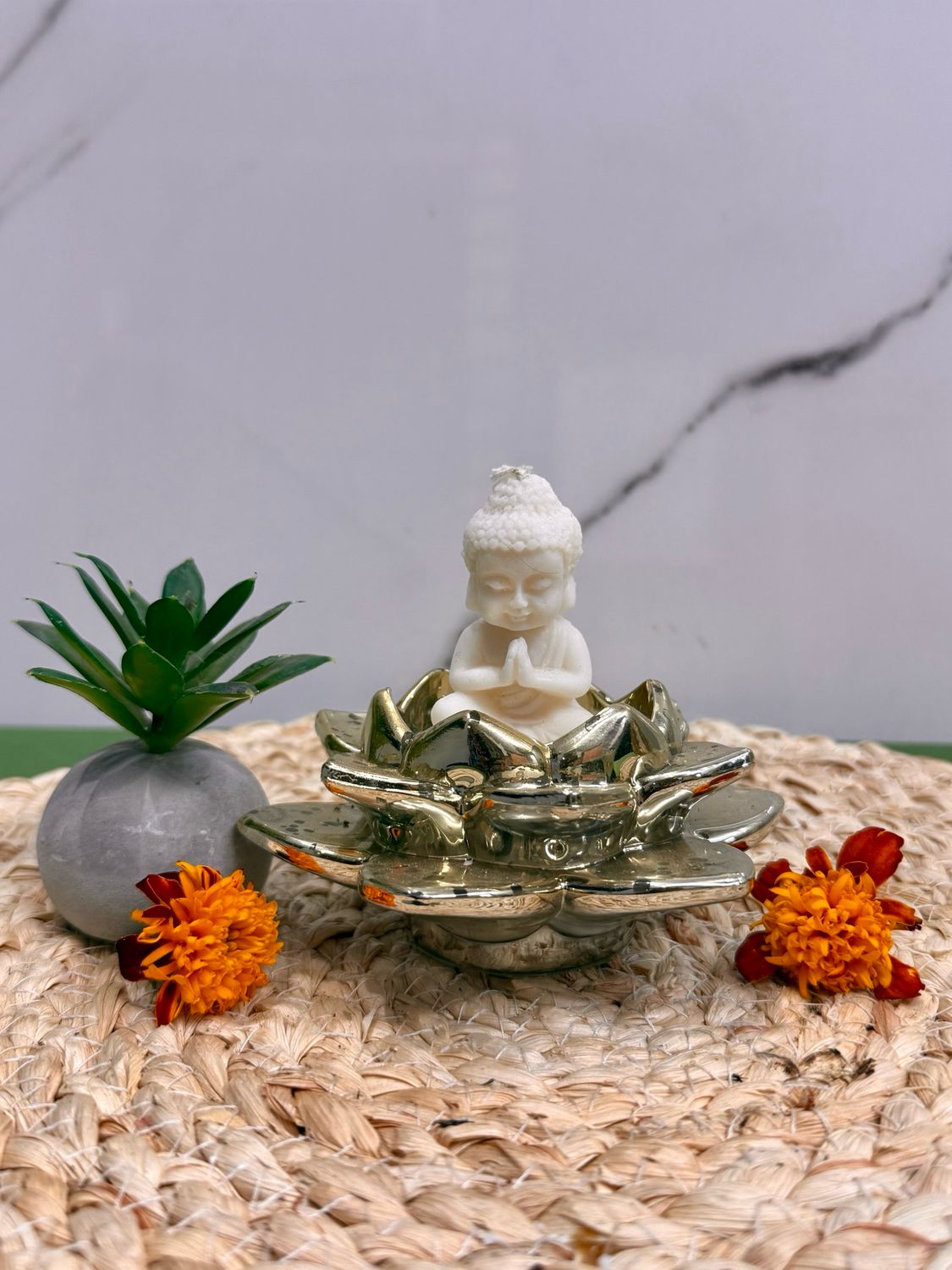 Buddha Lotus Candle