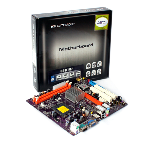 ECS G31T-M7 LGA 775 Intel G31 Micro ATX Intel Motherboard - Retail