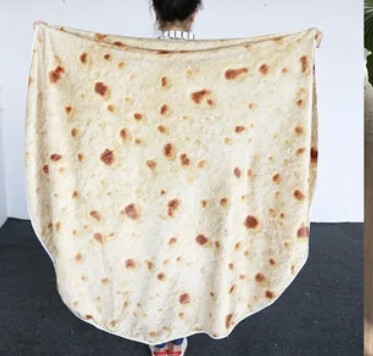 Adult Plush Tortilla Blanket