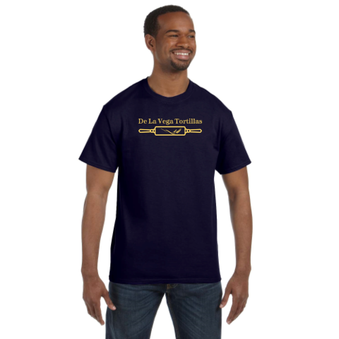 De La Vega Tortillas Navy Blue  T-Shirt