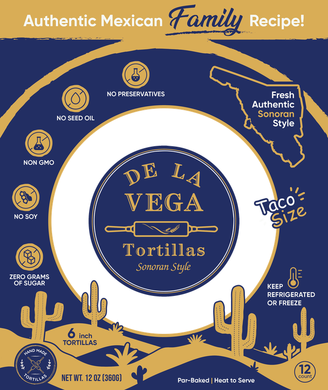 Fresh Flour Tortillas - 6 inch Taco Size