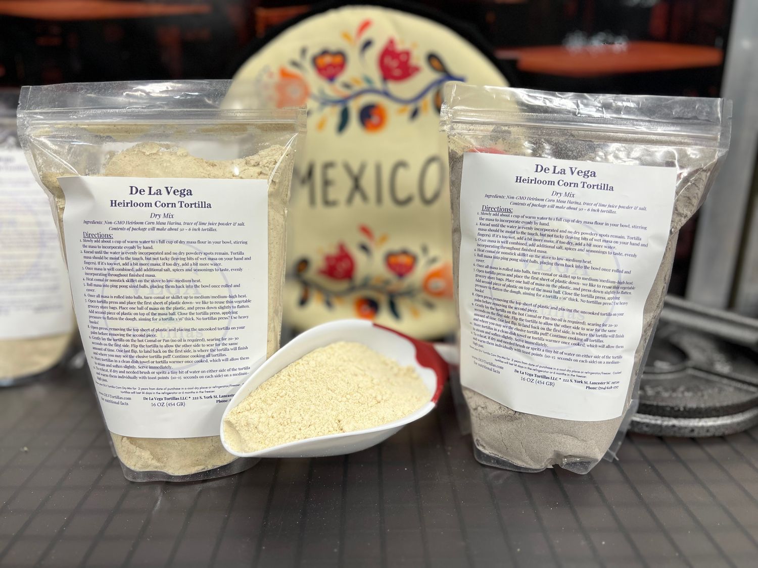Heirloom Corn Tortilla Mix- Just Add Water