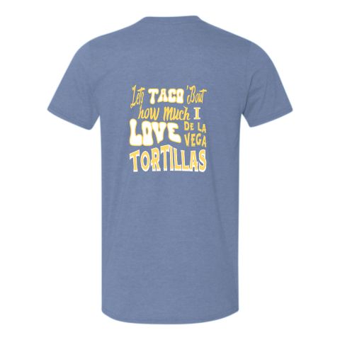 De La Vega Tortillas Light Blue T-Shirt