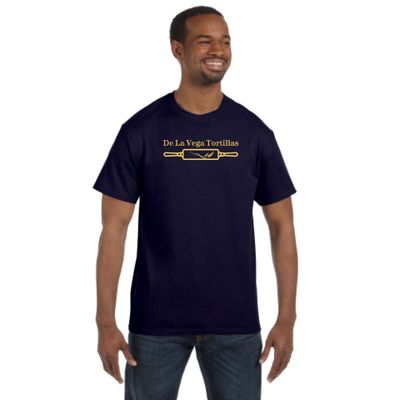 De La Vega Tortillas Navy Blue  T-Shirt