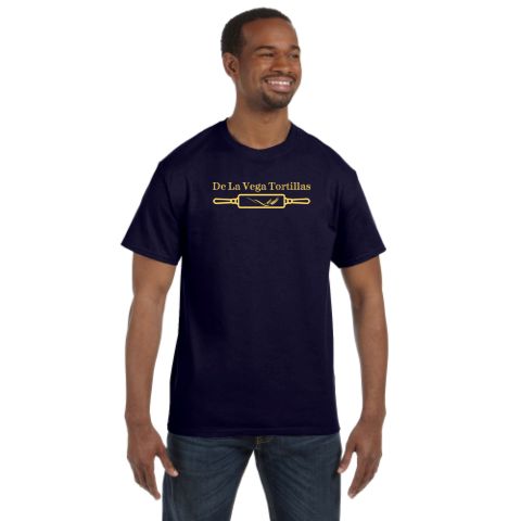 De La Vega Tortillas Navy Blue  T-Shirt
