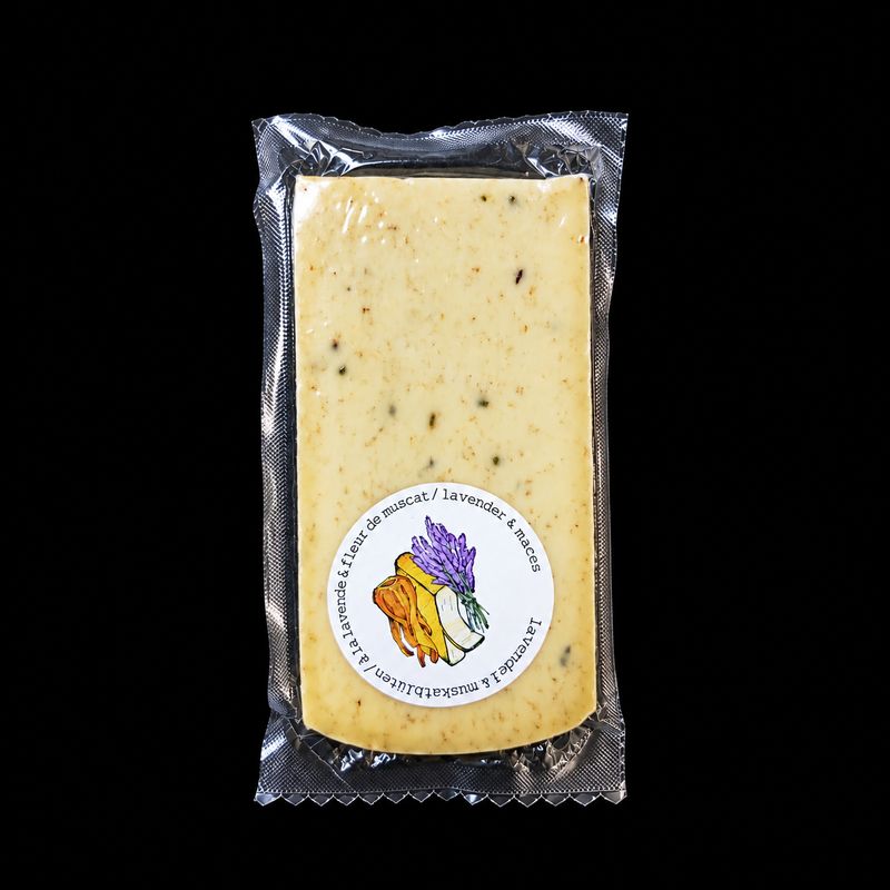 Lavendel Muskatblüten Raclette Portion