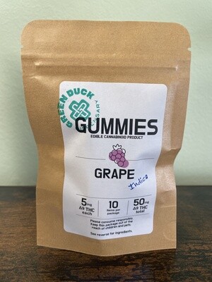 Green Duck Gummies - Grape Indica