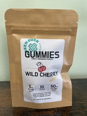 Green Duck Gummies - Wild Cherry Sativa