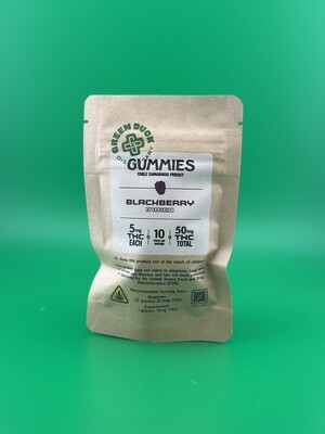 Green Duck Gummies - Blackberry Indica